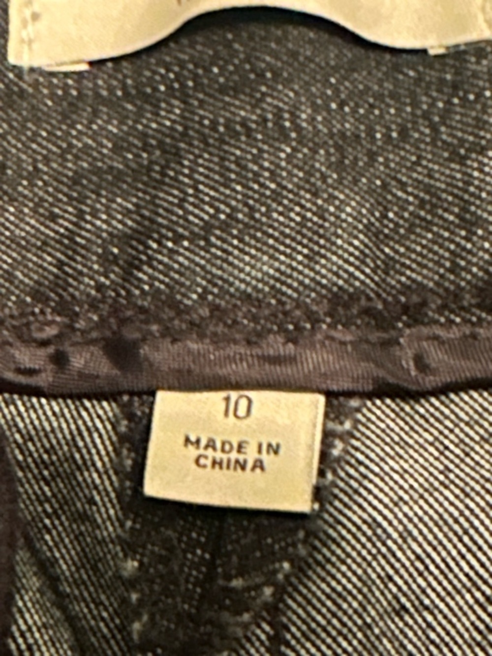 Halogen Taylor Fit Dark Wash Denim Trousers 10 NWOT - Picture 5 of 8